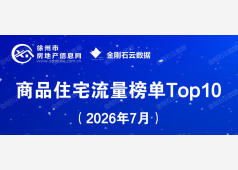 2026年7月徐州房企销售Top10排行榜发布！